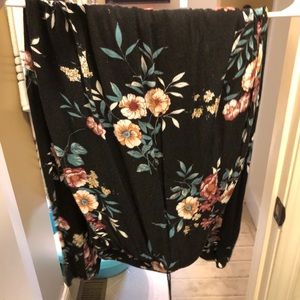 Floral maxi skirt